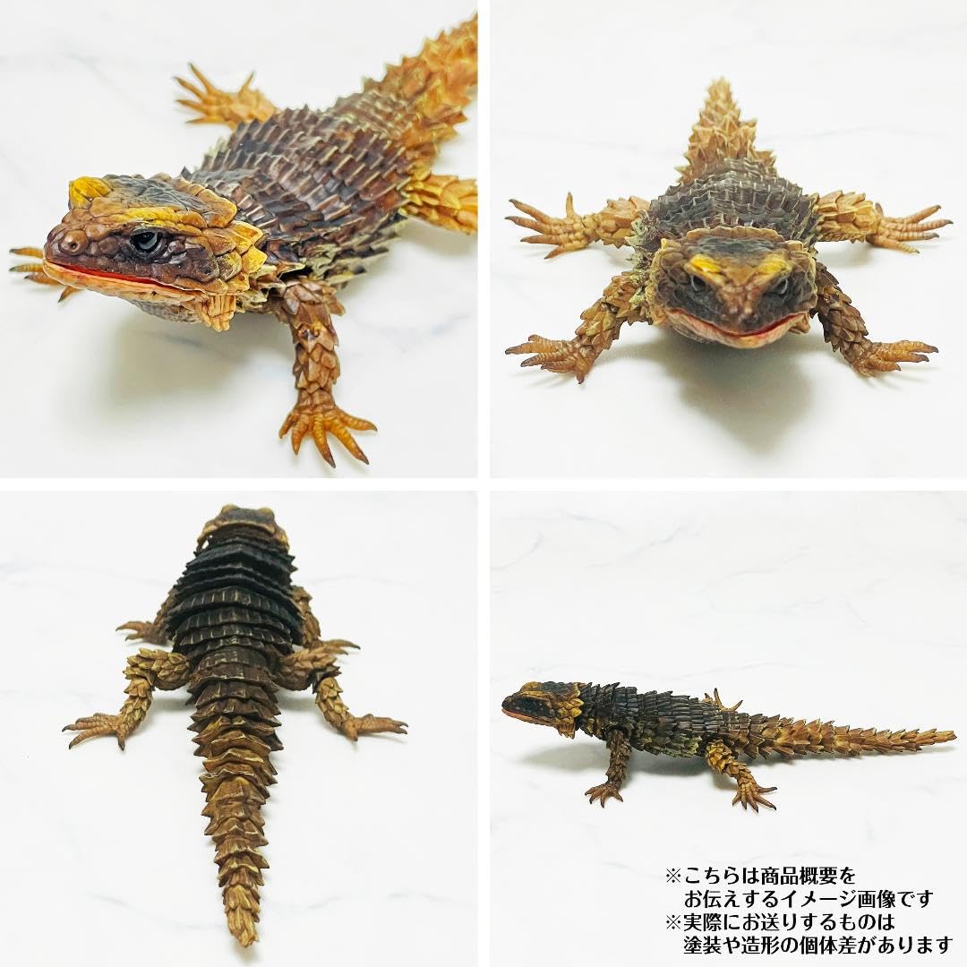 アルマジロトカゲ　プレミアムガシャポン　生き物大図鑑 いきもの大図鑑アドバンス アルマジロトカゲ｜ガシャポン